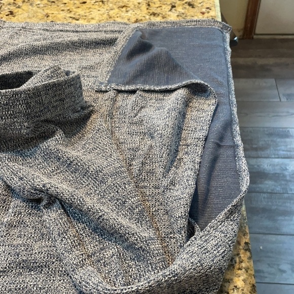 Maxi  Side Split Gray Sweater Skirt - Picture 13 of 15